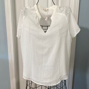 NWT Elegant White Women's Top